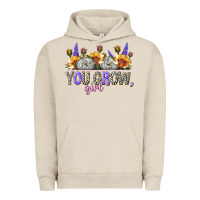 Pigment French Oak you grow girl Urban Hoodie - NancyCooperArtShop