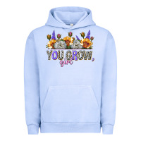 Pigment Grape Ice you grow girl Urban Hoodie - NancyCooperArtShop