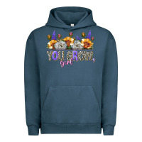 Pigment Midnight Navy you grow girl Urban Hoodie - NancyCooperArtShop