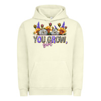 Pigment Pistachio you grow girl Urban Hoodie - NancyCooperArtShop