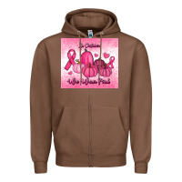 Chestnut in october we wear pink pumpkin Zipper Hoodie - RanaPortraitStore