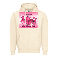 Sandshell in october we wear pink pumpkin Zipper Hoodie - RanaPortraitStore