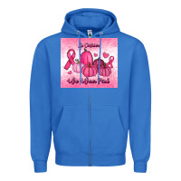 True Royal in october we wear pink pumpkin Zipper Hoodie - RanaPortraitStore