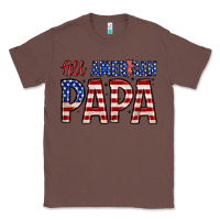 Chestnut all American papa Classic Tee - Zillion Design Studio