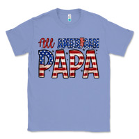 Colony Blue all American papa Classic Tee - Zillion Design Studio