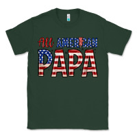 Sports Green all American papa Classic Tee - Zillion Design Studio