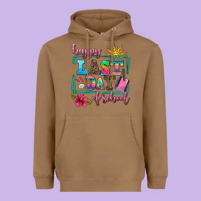 Happy Last Day Of School Heavyweight Hoodie Designed By Adodesignshop