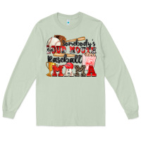 Matcha somebody's loud mouth baseball mama Long Sleeve Tee - Zillion Design Studio