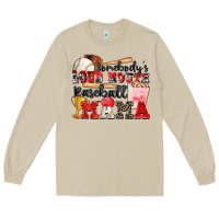Mushroom somebody's loud mouth baseball mama Long Sleeve Tee - Zillion Design Studio