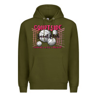 Army Green volleyball mom Premium Hoodie - MaliasSmallBusiness