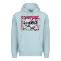 Blue Mist volleyball mom Premium Hoodie - MaliasSmallBusiness