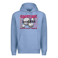 Colony Blue volleyball mom Premium Hoodie - MaliasSmallBusiness