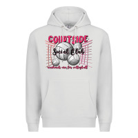 Dove Grey volleyball mom Premium Hoodie - MaliasSmallBusiness