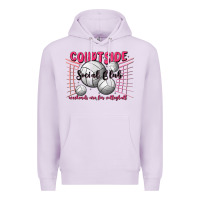 Lilac volleyball mom Premium Hoodie - MaliasSmallBusiness