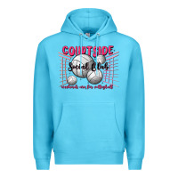 Ocean Blue volleyball mom Premium Hoodie - MaliasSmallBusiness