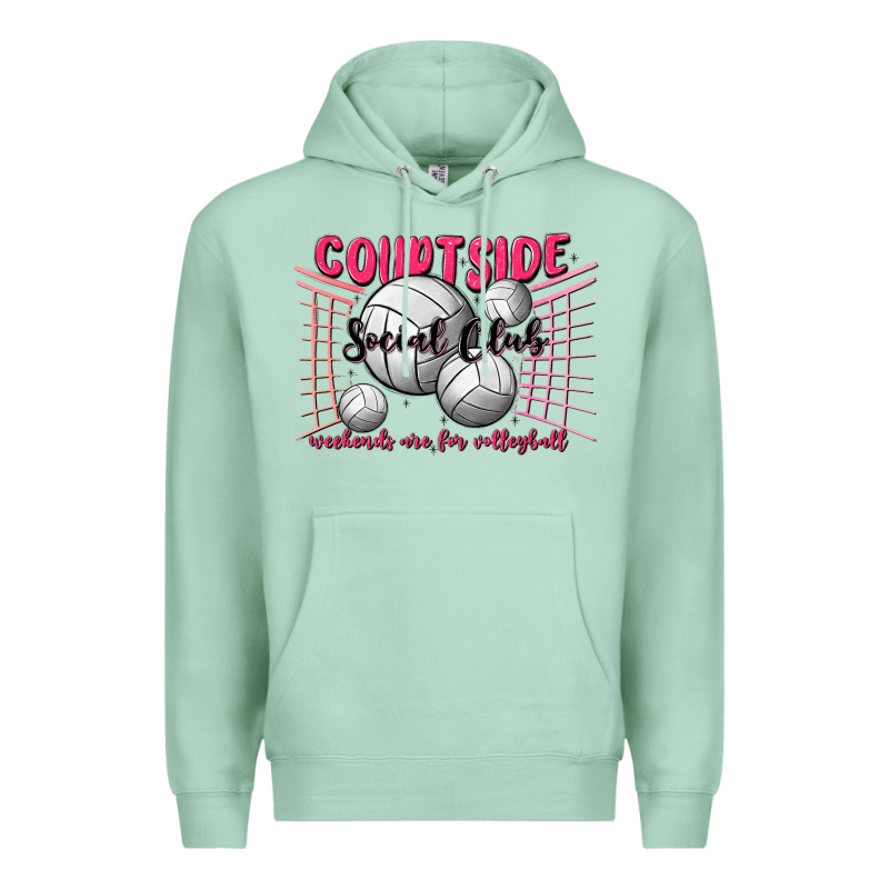 Volleyball Mom Premium Hoodie by MaliasSmallBusiness | Teevron