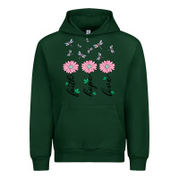 Forest Green faith hope love Urban Hoodie - MaliasSmallBusiness