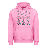 Fuchsia Pink faith hope love Urban Hoodie - MaliasSmallBusiness