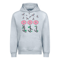 Heather Grey faith hope love Urban Hoodie - MaliasSmallBusiness