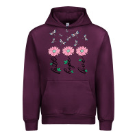 Mauve Wine faith hope love Urban Hoodie - MaliasSmallBusiness