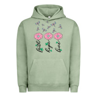 Pigment Oil Green faith hope love Urban Hoodie - MaliasSmallBusiness