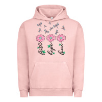 Pigment Salmon faith hope love Urban Hoodie - MaliasSmallBusiness