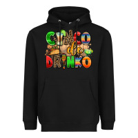 Black cinco de drinko Heavyweight Hoodie - AdoDesignShop
