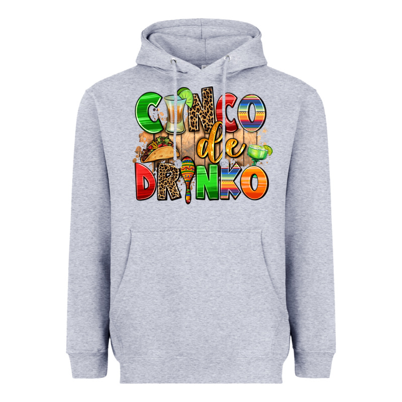 Cinco De Drinko Heavyweight Hoodie by AdoDesignShop | Teevron