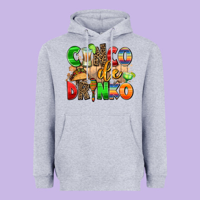Cinco De Drinko Heavyweight Hoodie Designed By Adodesignshop