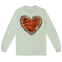 Matcha basketball heart Long Sleeve Tee - texasbilliewilder