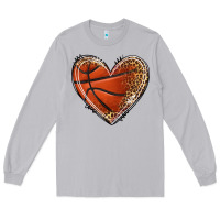 Moon Dust basketball heart Long Sleeve Tee - texasbilliewilder