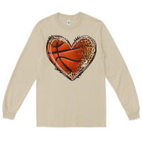Mushroom basketball heart Long Sleeve Tee - texasbilliewilder