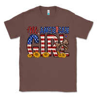 Chestnut all american girl Classic Tee - Zillion Design Studio