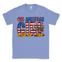 Colony Blue all american girl Classic Tee - Zillion Design Studio