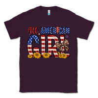 Plum all american girl Classic Tee - Zillion Design Studio