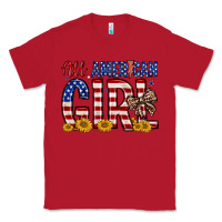 Red all american girl Classic Tee - Zillion Design Studio