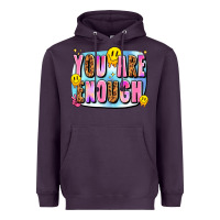 Plum you are enough Heavyweight Hoodie - JahusDesignShop