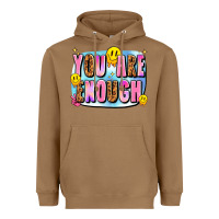 Toasted Coconut you are enough Heavyweight Hoodie - JahusDesignShop