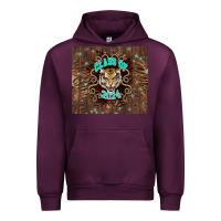 Mauve Wine class of 2024 tiger Urban Hoodie - NancyCooperArtShop