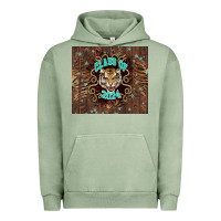 Pigment Oil Green class of 2024 tiger Urban Hoodie - NancyCooperArtShop