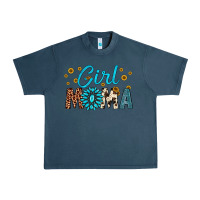 Midnight Navy girl mama Urban Heavy Tee - Artiststas