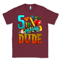 Burgundy 5th grade dude Classic Tee - texasbilliewilder