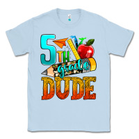 Dusty Blue 5th grade dude Classic Tee - texasbilliewilder