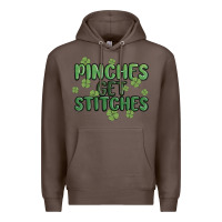 Coffee pinches get stitches Premium Hoodie - MaliasSmallBusiness