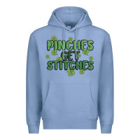 Colony Blue pinches get stitches Premium Hoodie - MaliasSmallBusiness