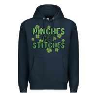 Navy pinches get stitches Premium Hoodie - MaliasSmallBusiness