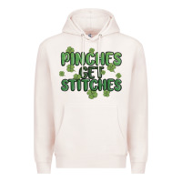 Pale Pink pinches get stitches Premium Hoodie - MaliasSmallBusiness