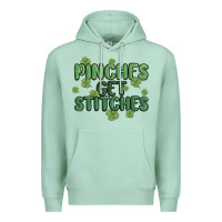 Seafoam pinches get stitches Premium Hoodie - MaliasSmallBusiness