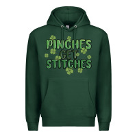 Sports Green pinches get stitches Premium Hoodie - MaliasSmallBusiness