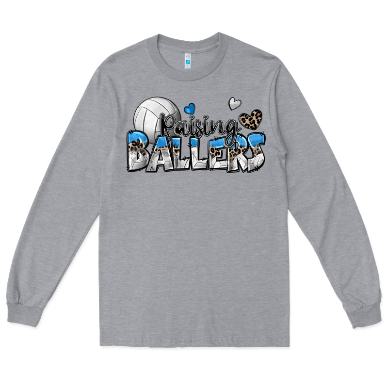 Raising Ballers Volleyball Long Sleeve Tee by Zillion Design Studio | Teevron